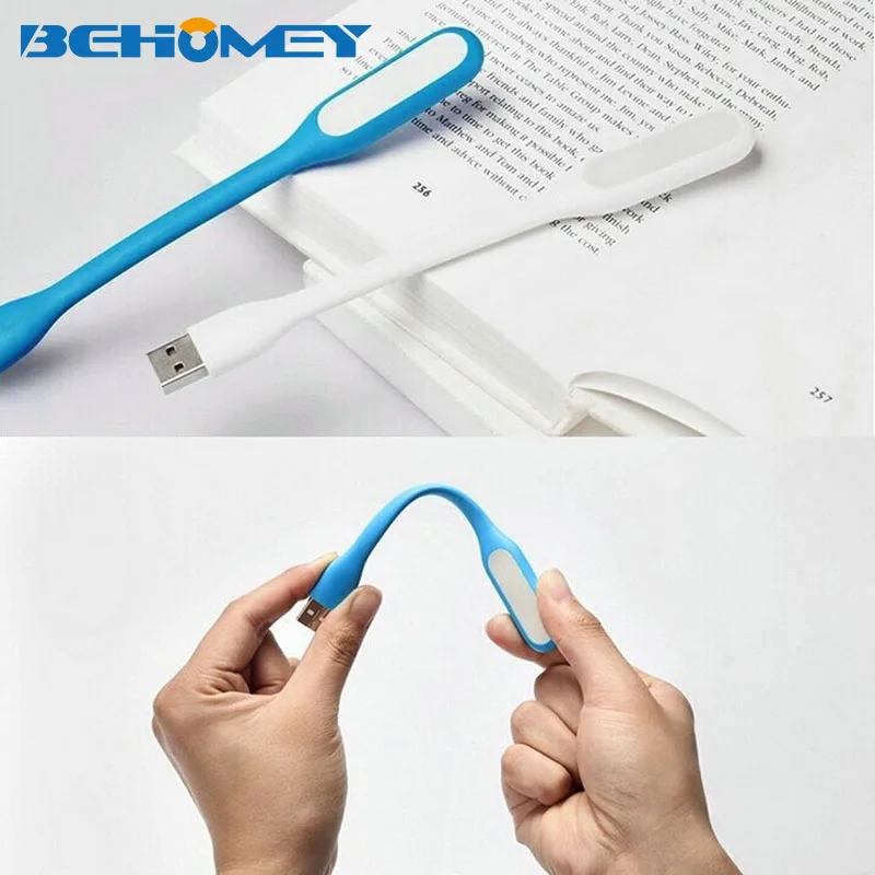 2pcs Behomey USB Mini Lamp Ultra Bright 1.2W Usb Led Light for Notebook Computer Laptop PC Portable Flexible Metal Neck Foldable | Лампы и