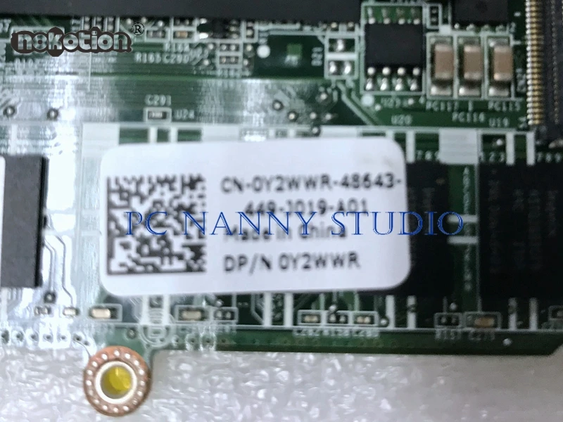 Материнская плата 0Y2WWR Y2WWR для системного ноутбука XPS 13 L321x материнская w/ Core i5-2467M