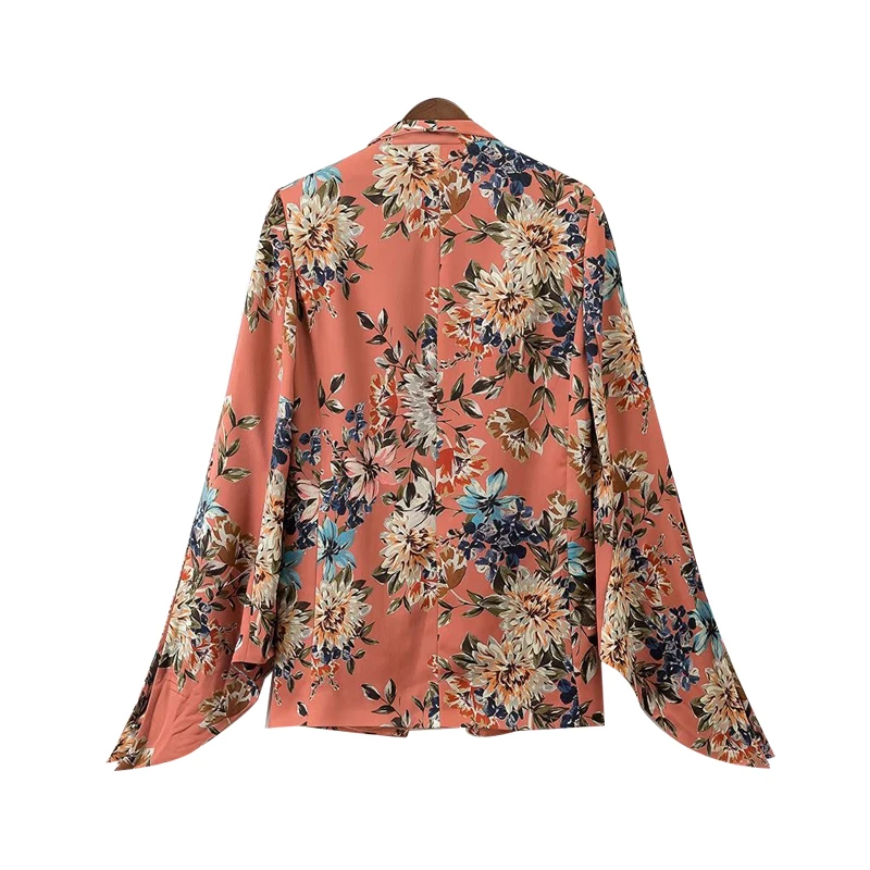 Женские блейзеры Vodiu женские и куртки с принтом топы длинным рукавом верхняя