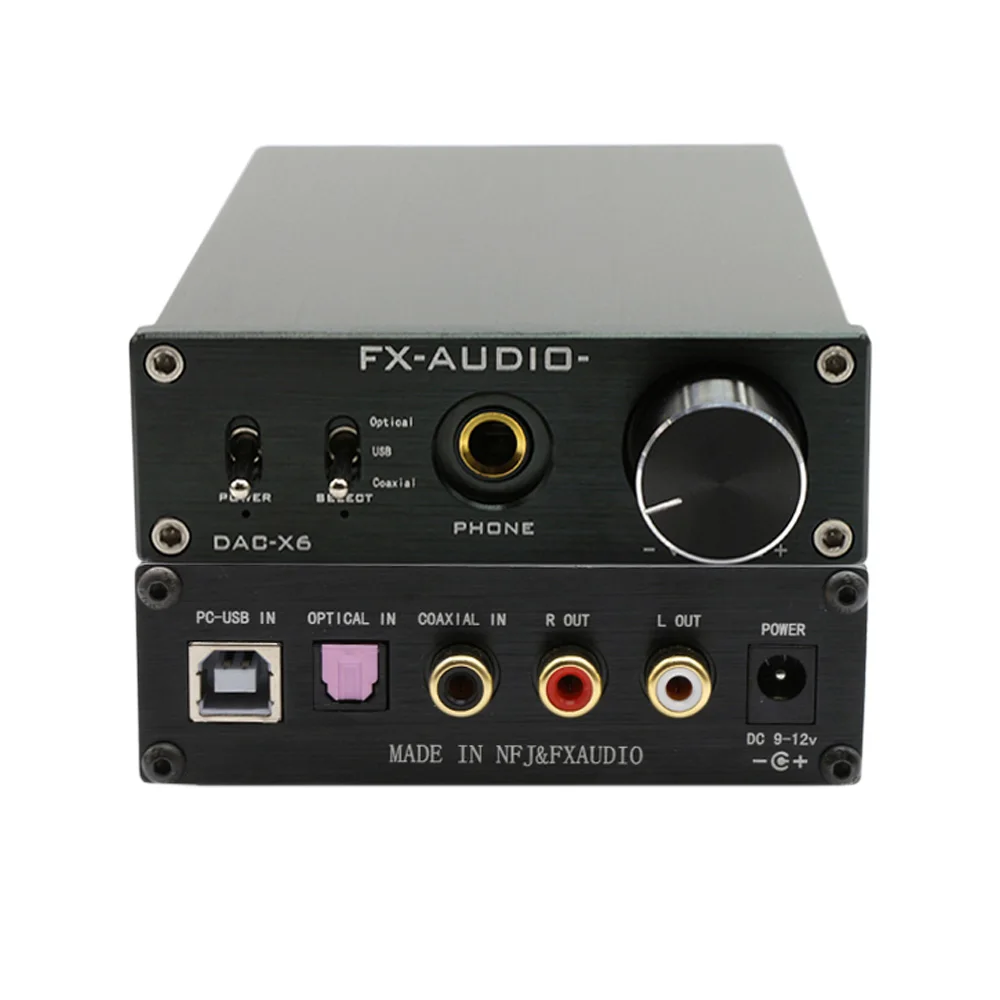 FX Audio DAC X6 HiFi 2 0 Цифровой коаксиальный декодер USB/коаксиальный/оптический выход