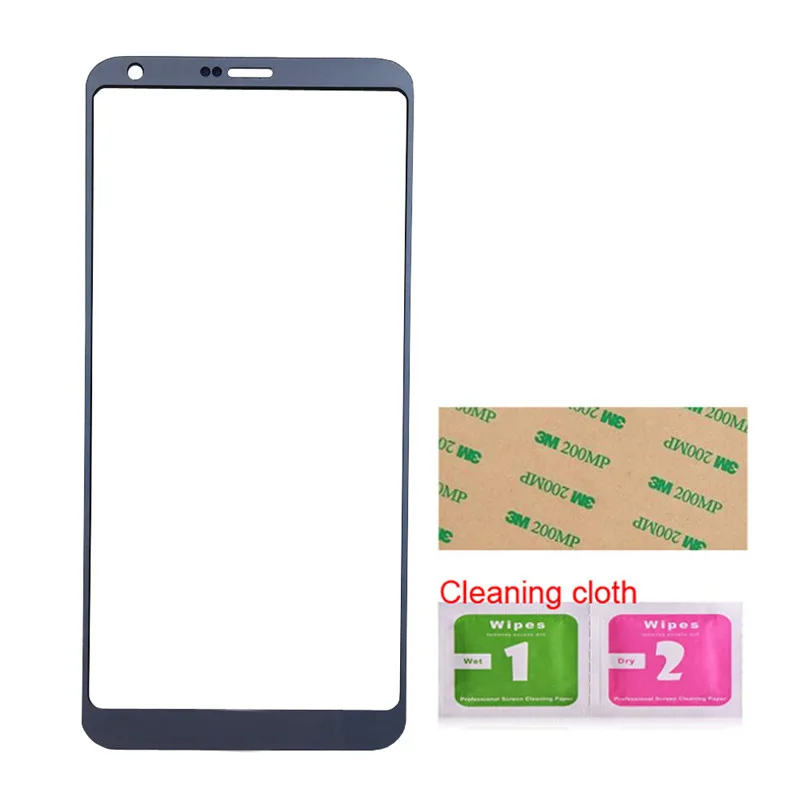 YRFF Мобильная передняя панель стекло для LG G6 H870 H870DS H872 LS993 VS998 US997 внешнее стекло замена крышки - Цвет: For LG G6 Gray