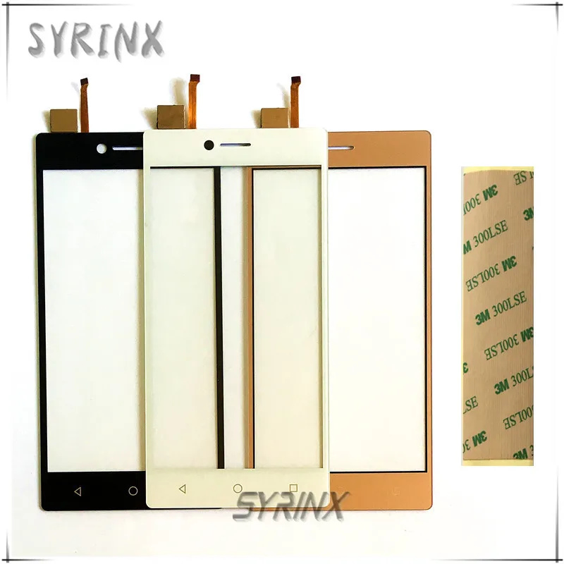 Syrinx 3 цвета с лентой 3M сенсорный экран для смартфона Senseit A109 дигитайзер Панель
