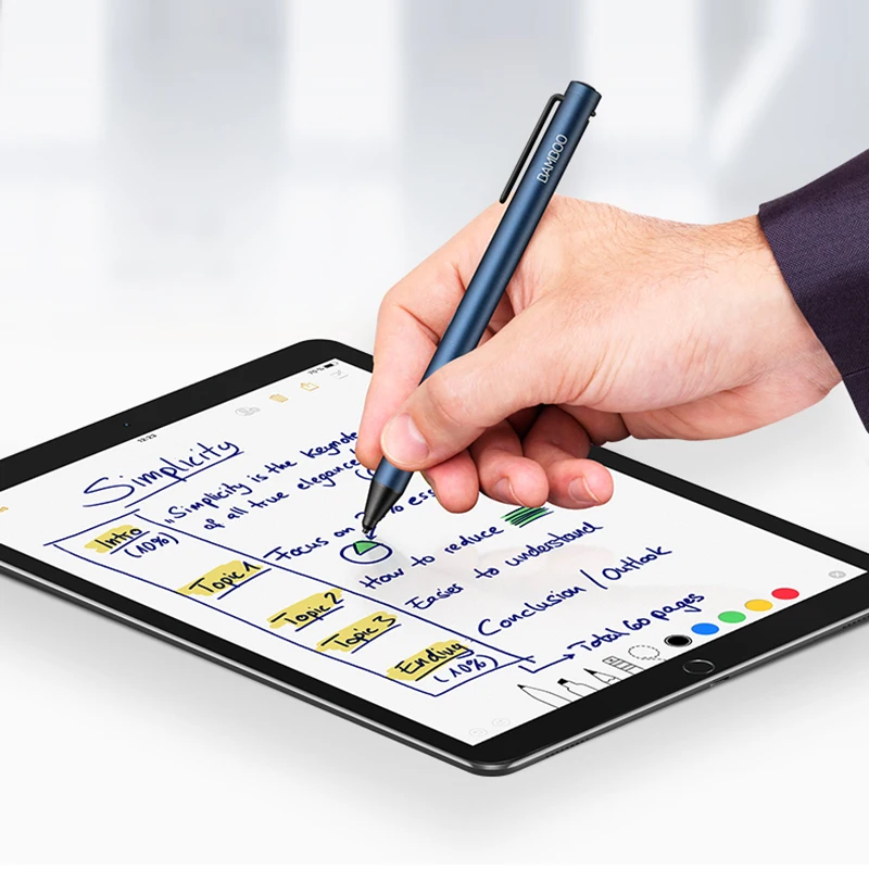 Xiaomi бамбуковые палочки Wacom тонкий наконечник стилус для iPhone iPad и Android