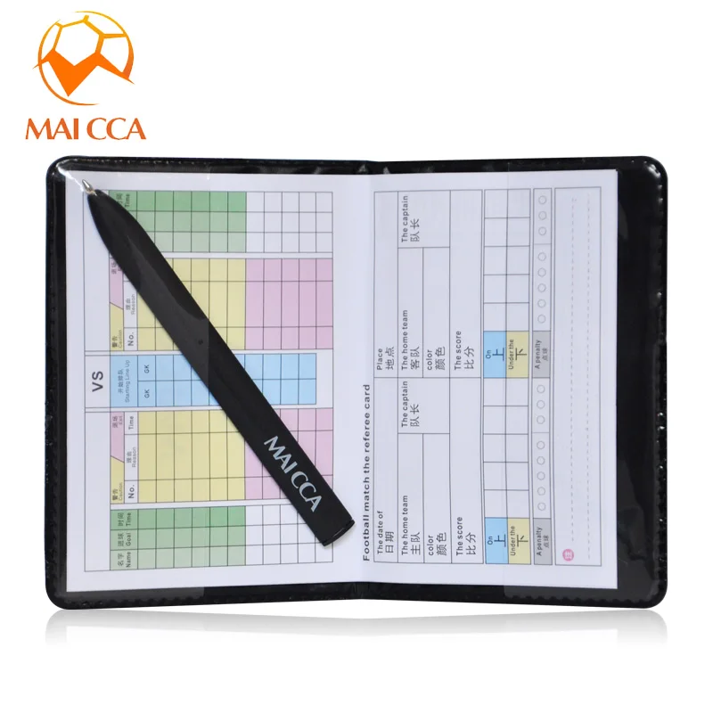 Полезный Спортивный Футбольный рефери кошелек для ноутбука с красной картой и