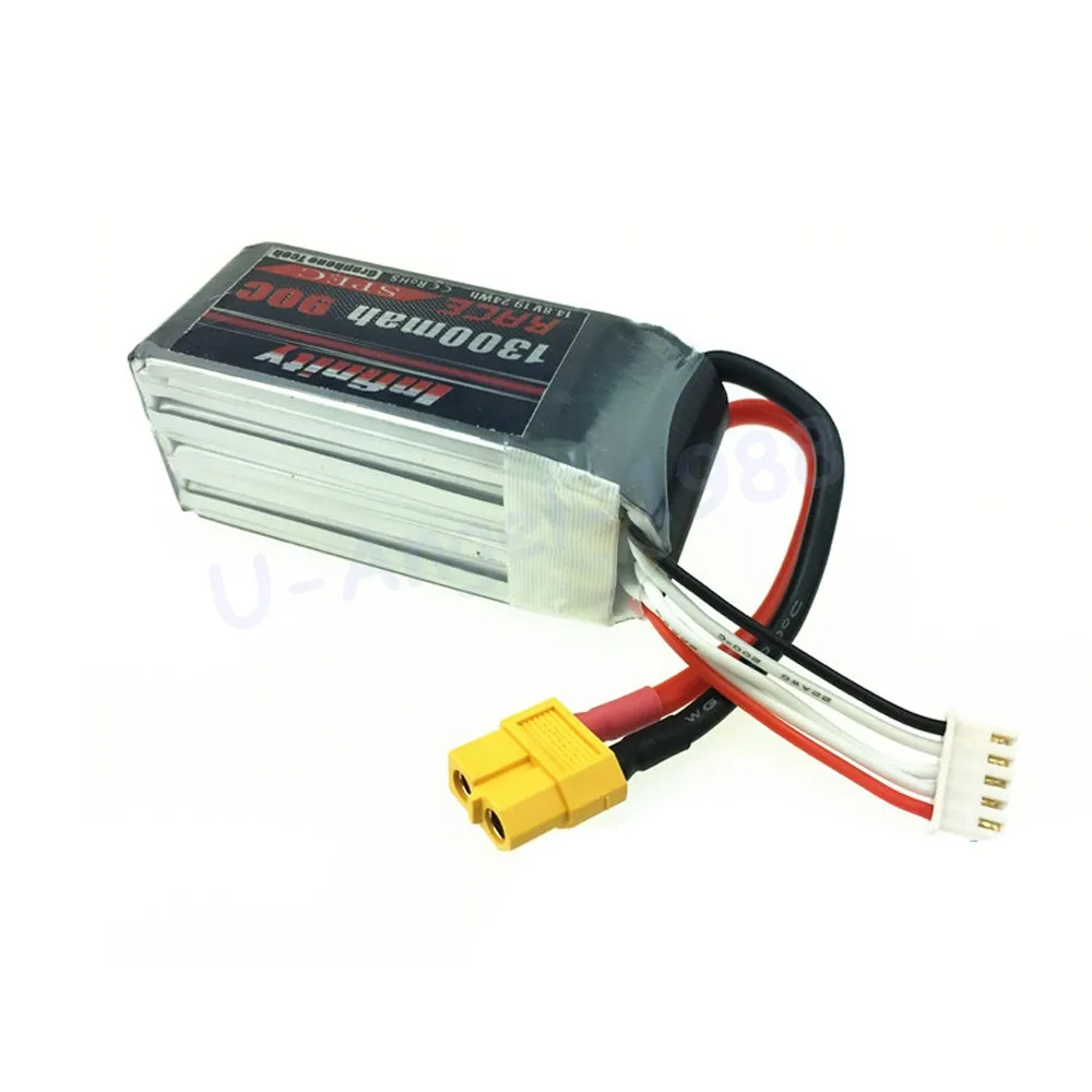 1pcs Infinity Rechargeable Lipo Battery 1300mah 14.8V 90C 4S1P Race Spec Lipo Battery For RC Aircraft Quapcopter Drone