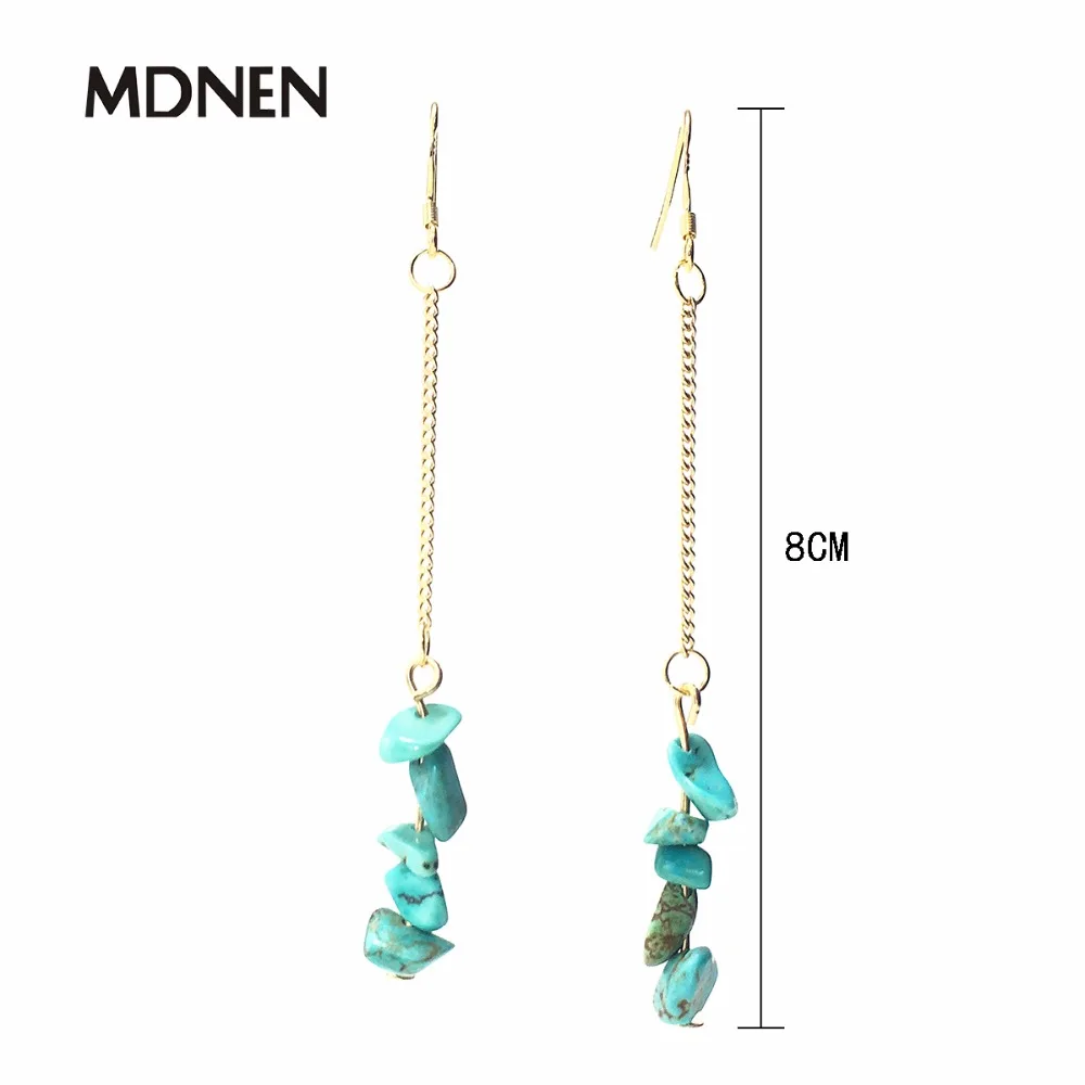 Dangle Earrings Broken Stone Green Purple Pink Irregular Fashion Drop For Women Gift Girl | Украшения и аксессуары