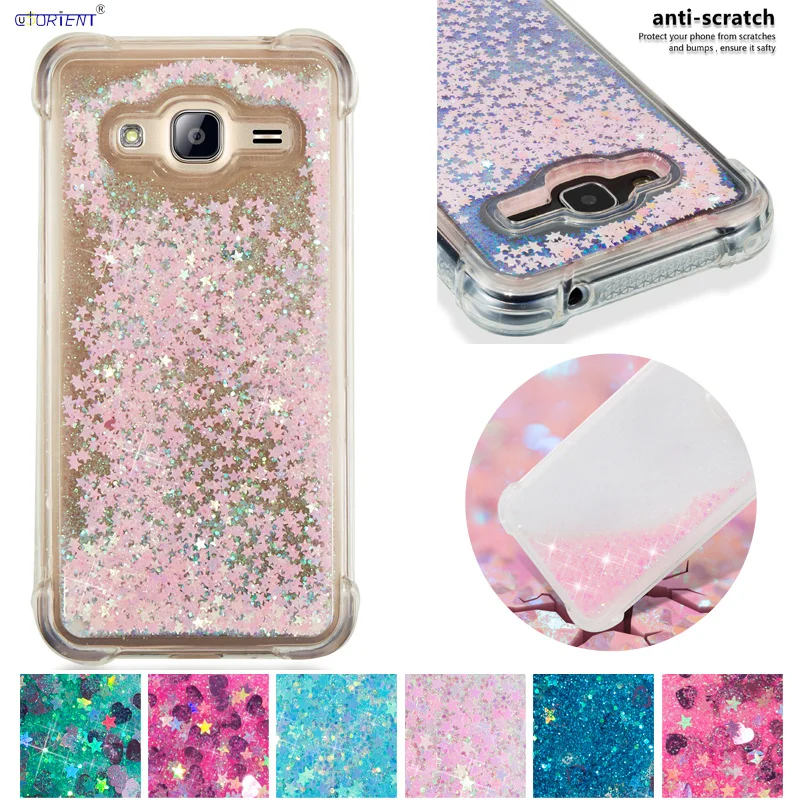 Чехол для Samsung J3 2016 J36 SM J320F 2015 J320FN Dynamic Love Heart quicksand 2017 J37 J330 J330F/DS|Чехлы-накладки| |