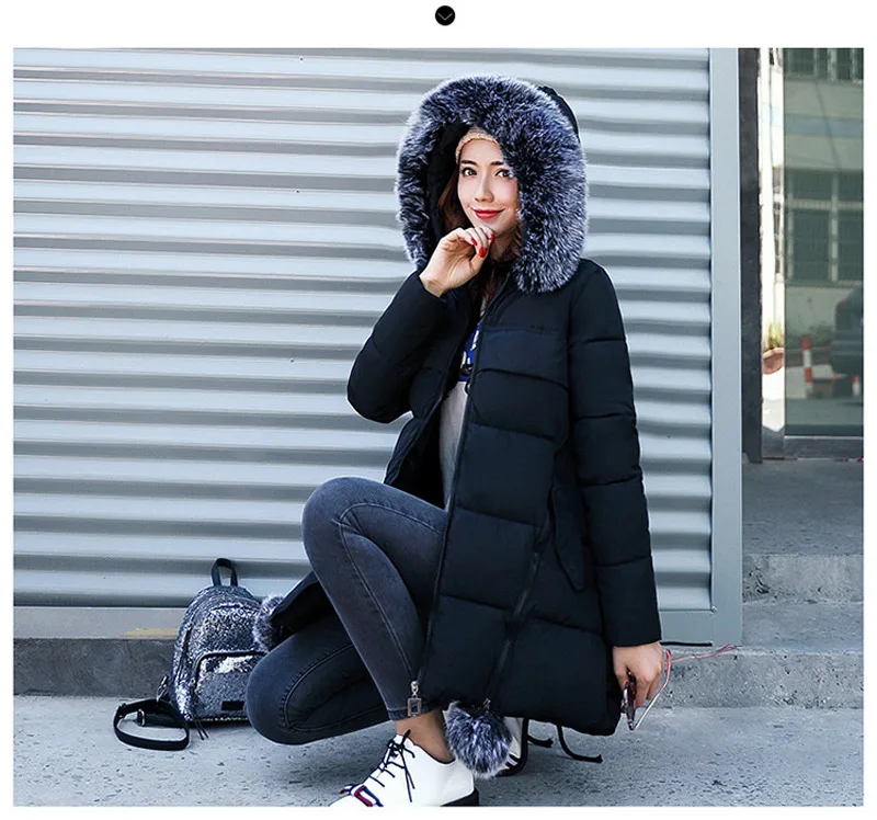 Фото Urifens Down Cotton Wadded jackets 2017 New Solid Pattern Fur Collar Coats Slim Pockets Hooded Winter Jacket Women LI11 Женская одежда Urifens Down Cotton Wadded jackets 2017 New Solid Pattern Fur Collar Coats Slim Pockets Hooded Winter Jacket Women LI11 Женская одежда
