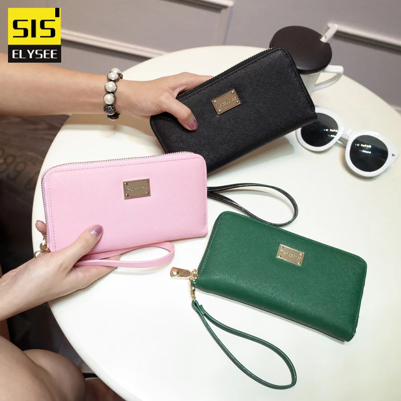 Европейские и американские Стиль женские длинные молнии Женские Кошельки 2