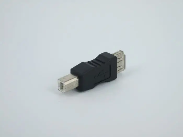 200 шт./лот USB 2 0 Тип A гнездо к B штекер расширение принтера адаптер конвертер |