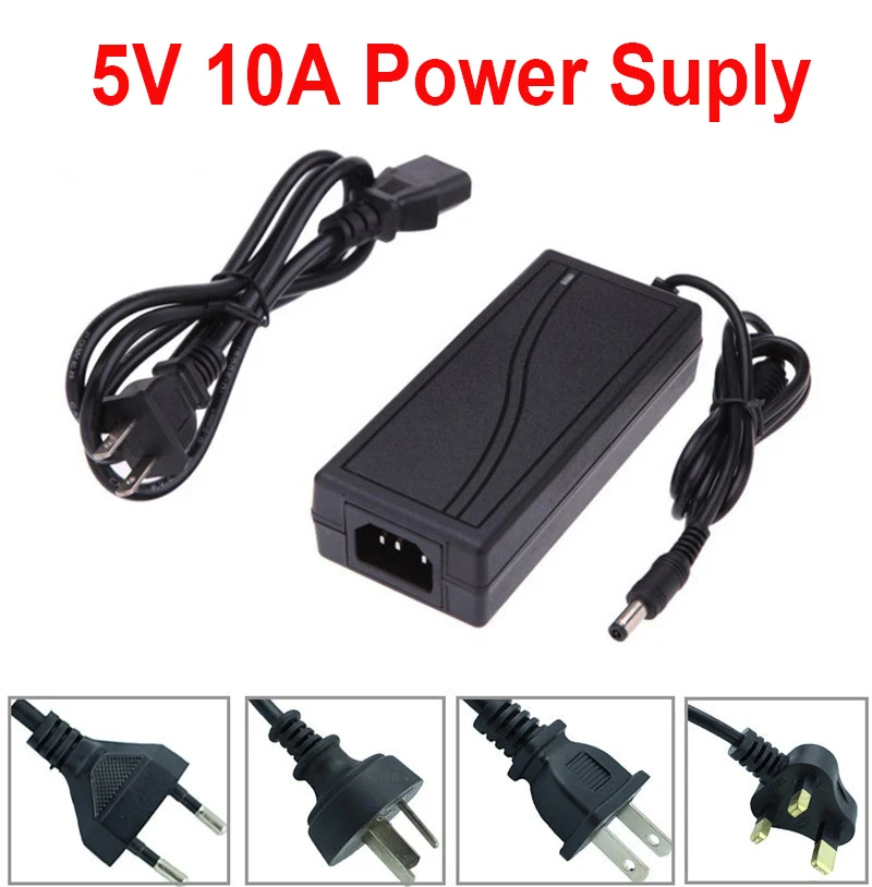DC5V светодиодный адаптер Питание AC85V ~ 265V 1A 2A 3A 4A 5A 6A 8A 10A Фуэнте де Alimentacion для WS2812