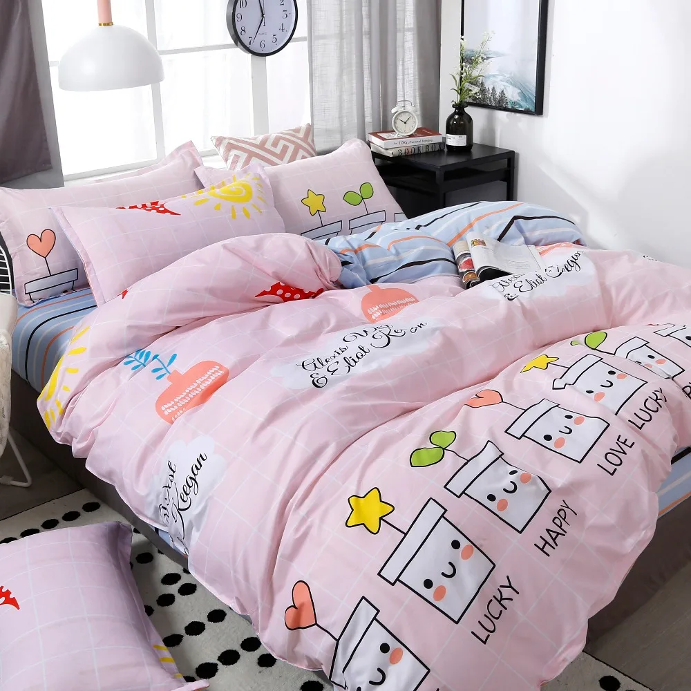 4 шт./компл. Высокое качество удобные розового цвета в виде мультяшного Стиль