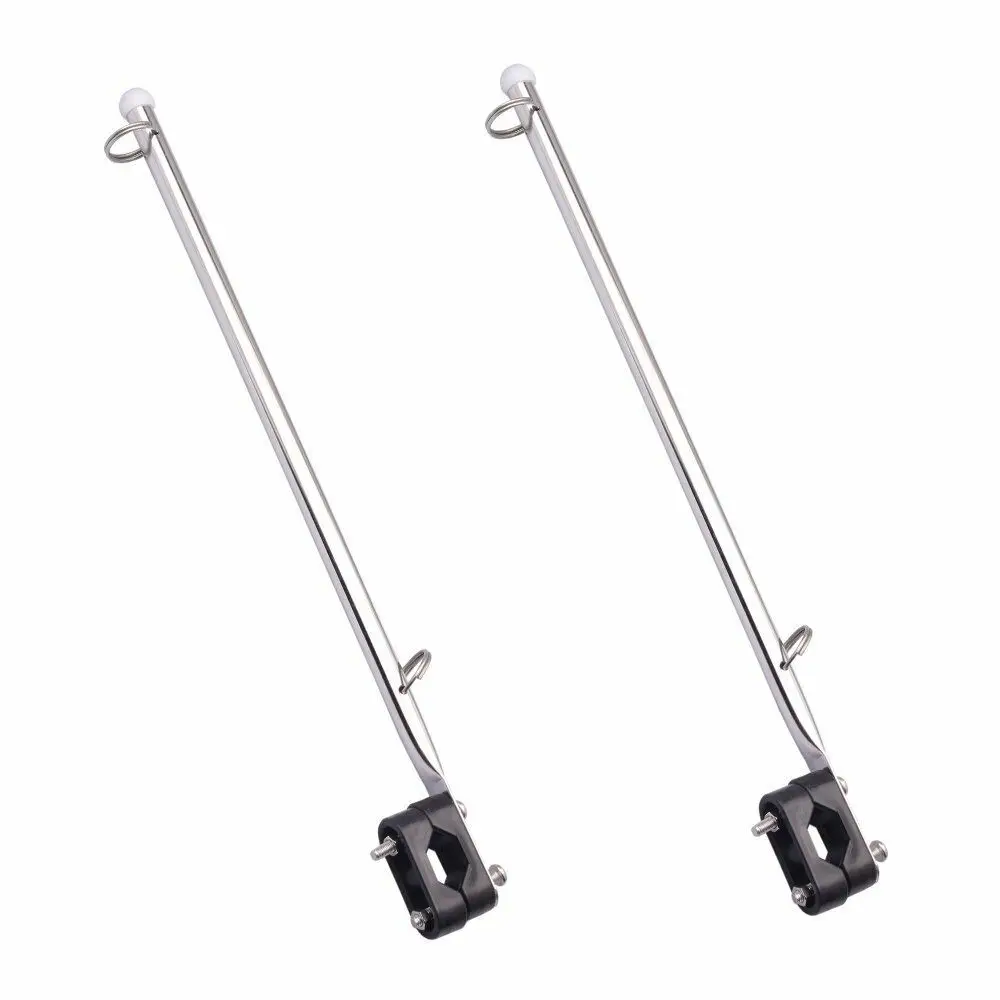 Рельсовое крепление 14 &quotфлаг лодки Pole Holder из нержавеющей стали 7/8&quot 1