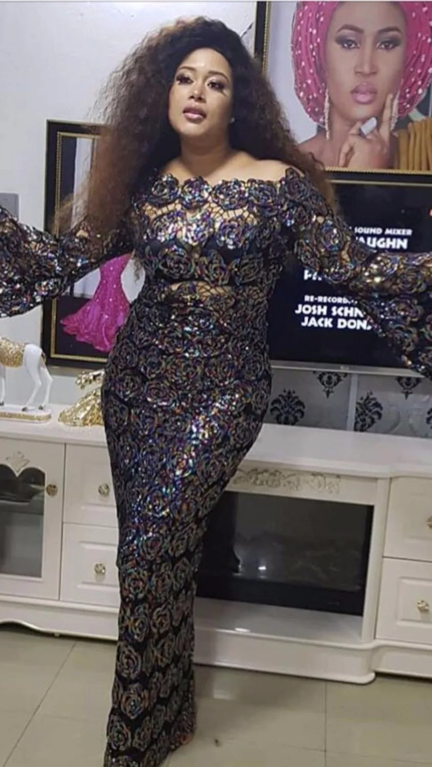 

2018 most popular high quality wholesale sequin fabric india African French Lace Fabric for adress FREE SHIPPING