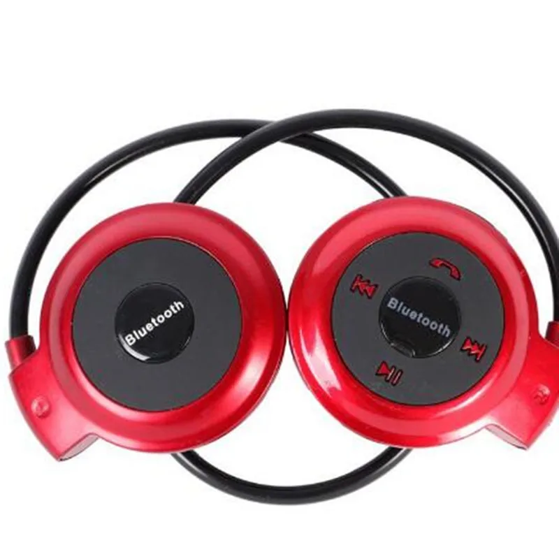Спорт стерео Беспроводной мини гарнитура Bluetooth 503 TF карты FM радио