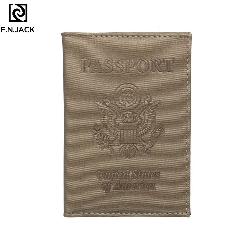 Обложка для паспорта F.N.JACK унисекс с надписью мужчин и женщин Модная красочная