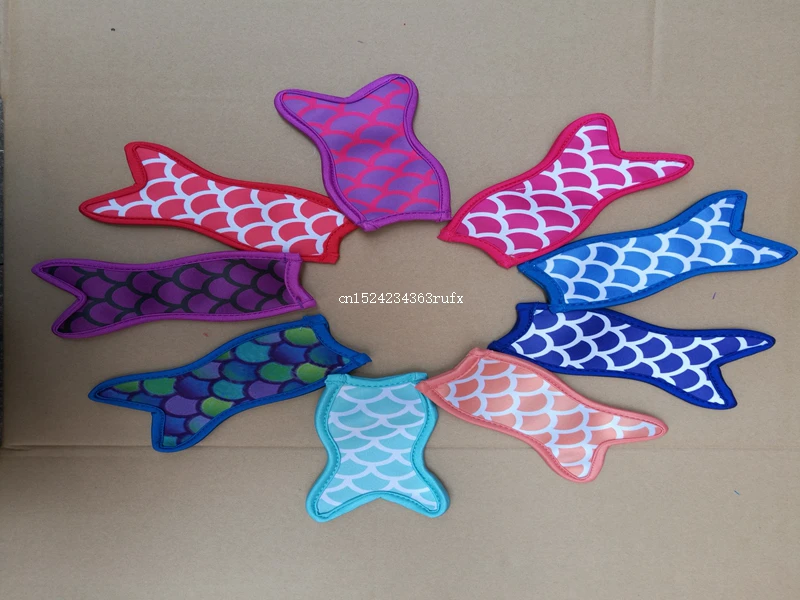 20 шт Русалочка поп держатели мороженого рыба ледяные рукава морозильник Pop