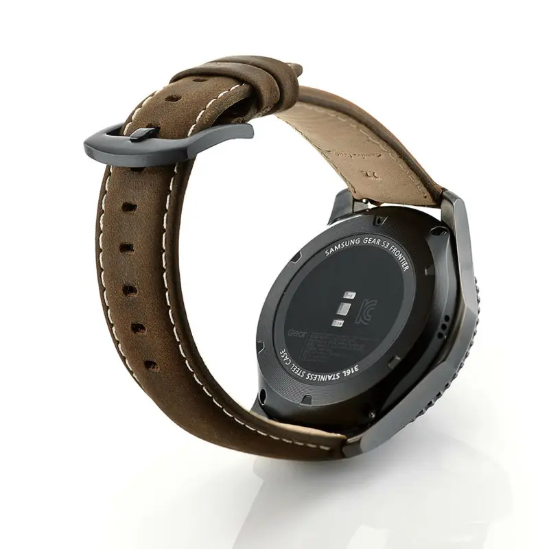 Ремешок из натуральной кожи для Galaxy Gear S3 Classic/Frontier 22 мм | Электроника