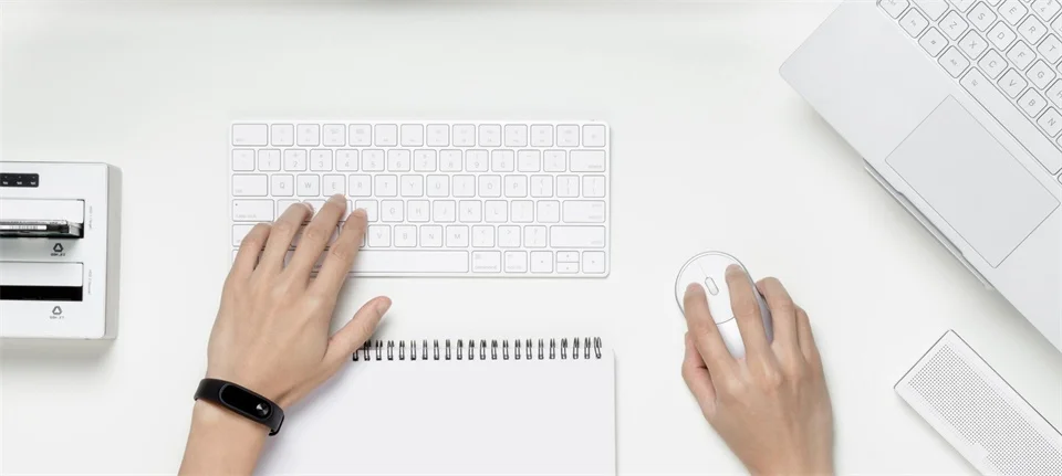 Xiaomi mi, беспроводная мышь, портативные игровые мыши 2,4 ГГц, Wi-Fi, Bluetooth, 4,0, управление, подключение Alu mi nium, Сплав ABS