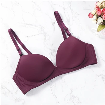 purple bra Бюстгальтер без косточек, однотонный бюстгальтер, женское сексуальное белье, пуш-ап топы, женское нижнее белье, бюстгальтер без косточек, Комбинезоны - Цвет: purple bra