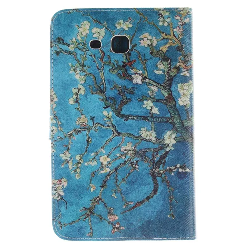 Чехол-подставка из мягкого ТПУ с отделением для карт и принтом чехол