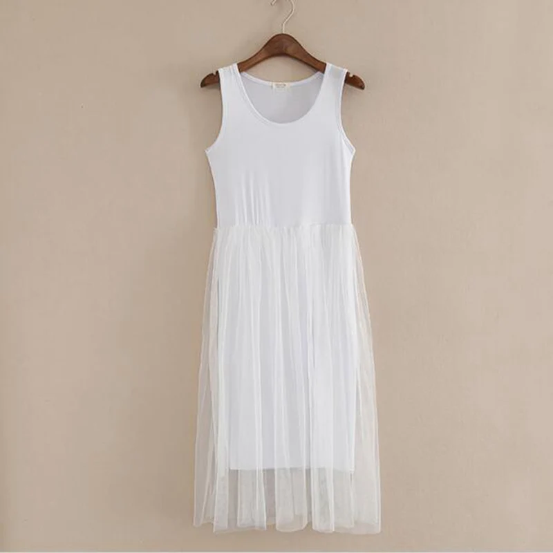 Женское Сетчатое платье на бретелях спагетти базовое кружевное чехол в стиле