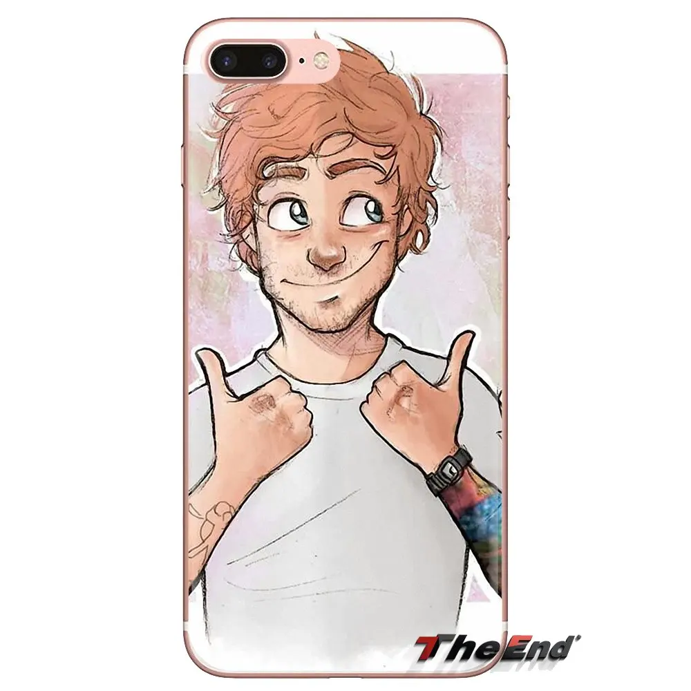 Soft Transparent Shell Covers For Samsung Galaxy J1 J2 J3 J4 J5 J6 J7 J8 Plus 2018 Prime 2015 2016 2017 ed sheeran funny anime |