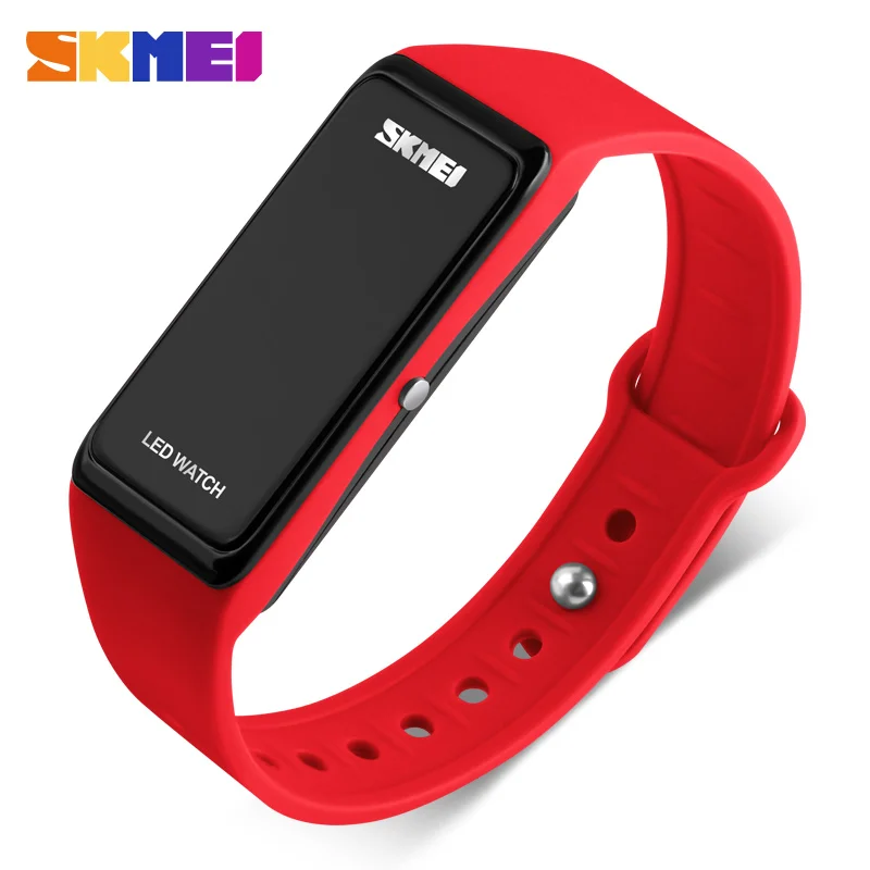 red Skmei Брендовые мужские спортивные часы детские цифровые часы женские спортивные часы светодиодный наручные часы под платье наручные часы Relogio Masculino - Цвет: red