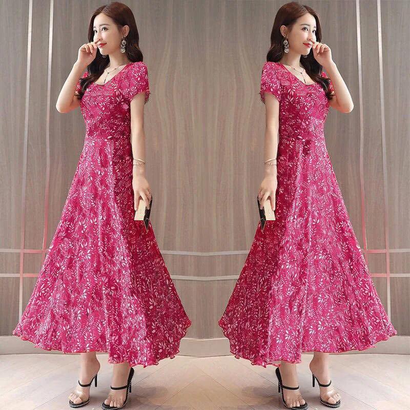 Повседневное зеленое пляжное платье в стиле бохо женское летнее с цветочным