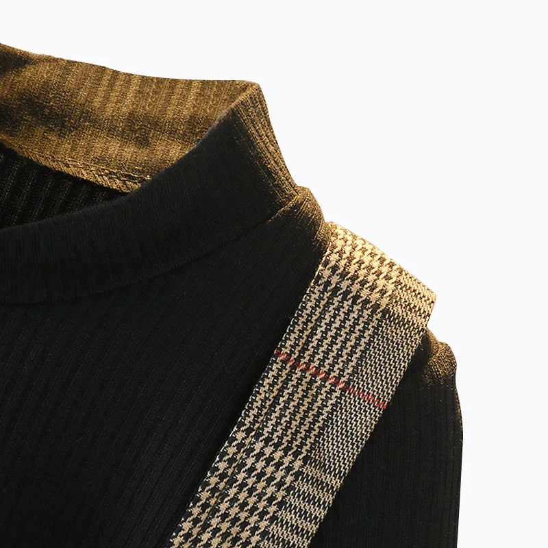 Весеннее детское Повседневное платье в клетку с длинными рукавами из 2 предметов