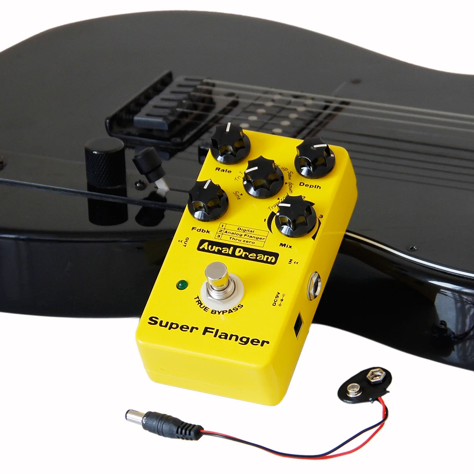 Педаль для гитары Aural Dream Super Flanger 18 эффектов Flanger|pedals flat|pedal startpedal accessories |