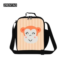 zrentao cartoon lunch bags for school children animal cooler bags thermal insulated food bags men women travling picnic meal