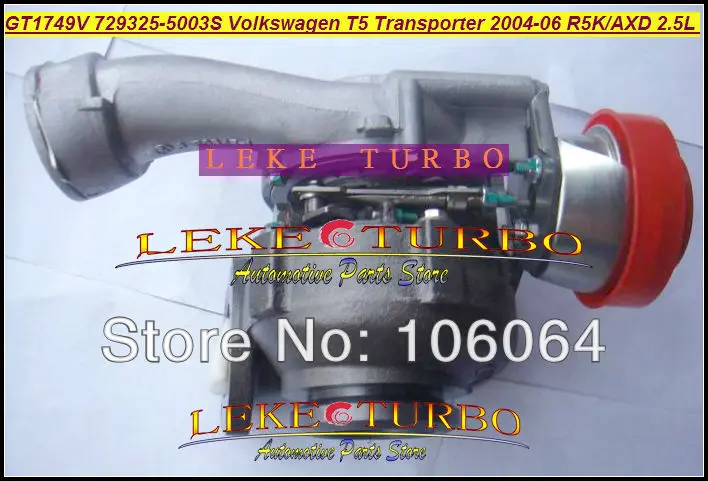 Бесплатная доставка GT1749V 729325 5003S 5002S 070145701K Turbo для Volkswagen VW T5 автобусный транспортер