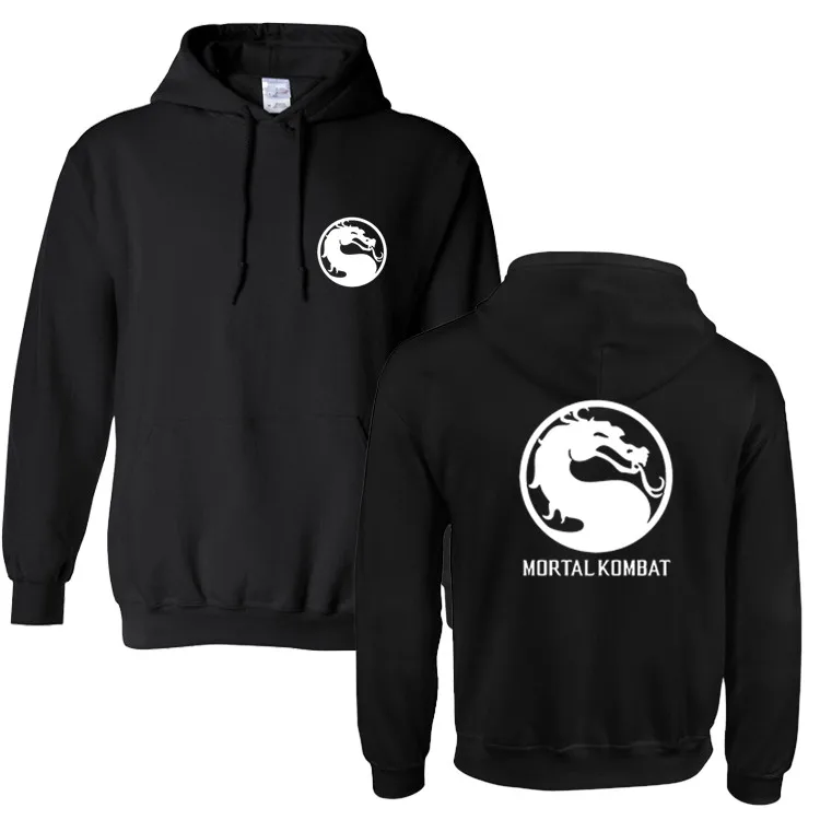 Модная брендовая спортивная одежда Mortal Kombat Dragon толстовки Мужская толстовка