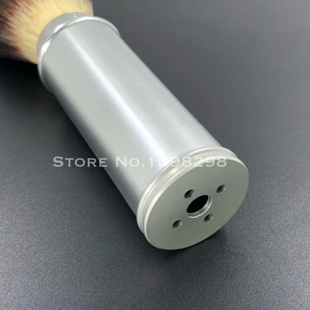 CSB дорожная Щетка для бритья Черный барсук Узелок волос 20 мм Алюминиевая Матовая