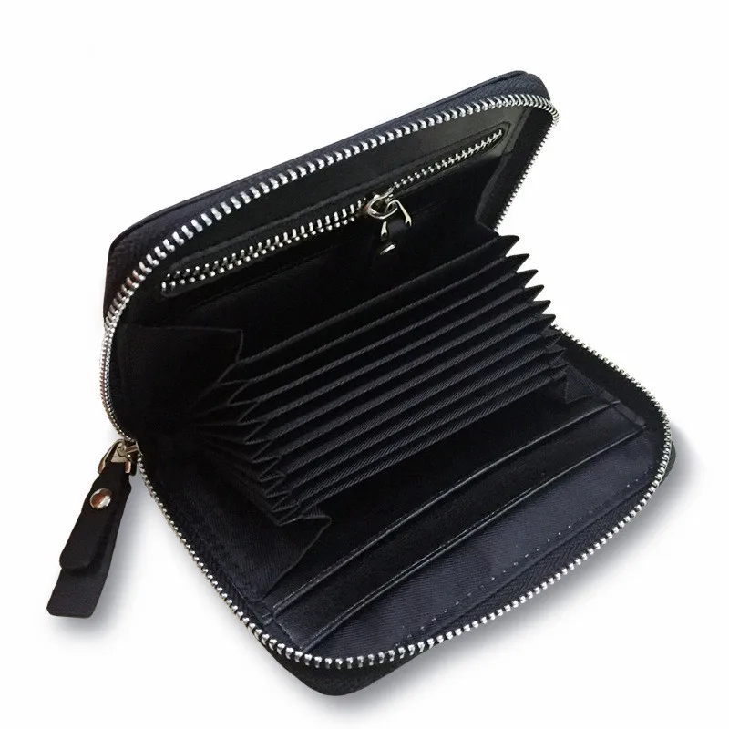 Элегантный кошелек из натуральной кожи с узором в виде органа держатель для карт