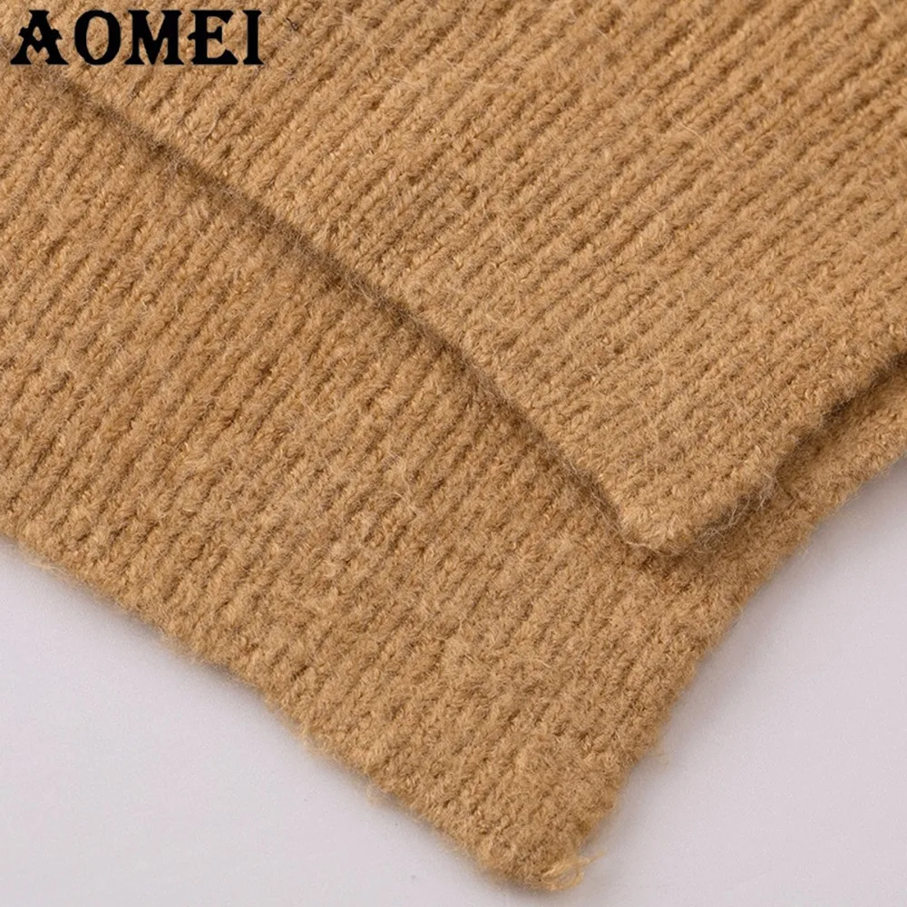 2019 Winter Knitted Sweater Women V Neck Pullover Girls Oversize Loose Style Casual Fashion Clothes Fall Tops Jumpers Solid Wear | Женская