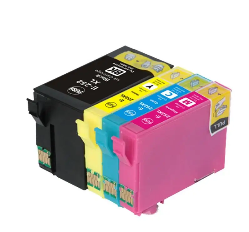 Для Epson T252XL струйный картридж рабочей силы WF 3620 / 3640 7110 7610 7620 все в одном|powder powder|powder