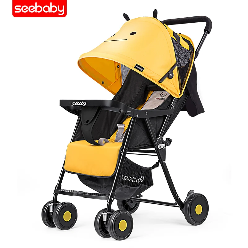 Ульсветильник Кая детская коляска Seebaby складная двойная коляска|Четырехколесная