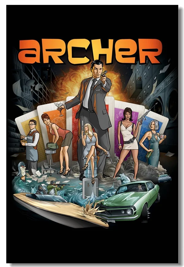 

Archer Color Custom Best Nice Stylish Classical Home Decor Fashionable Modern Poster Size (50x76cm) Wall Sticker Free Shipping