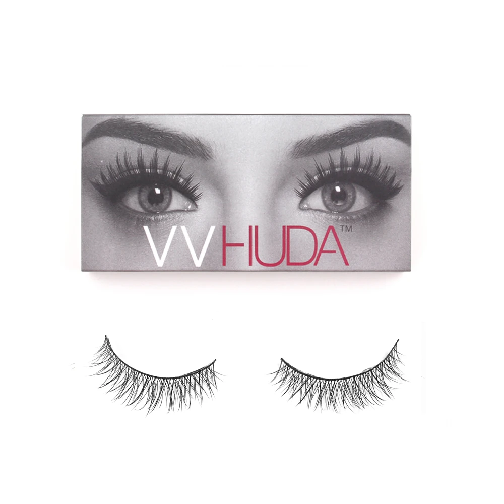 VVHUDA Многоразовые Накладные ресницы ручной работы меховые животные Крест 3D