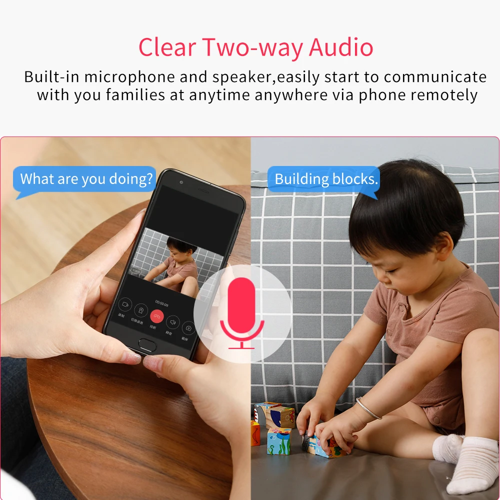Обновленная версия Xiaomi Mijia Smart Camera 1080P WiFi панорамирование наклон ночного видения