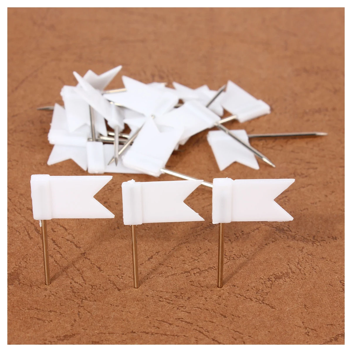 100 Флаг Форма карта штифты пробковая доска для рисования белый | Дом и сад