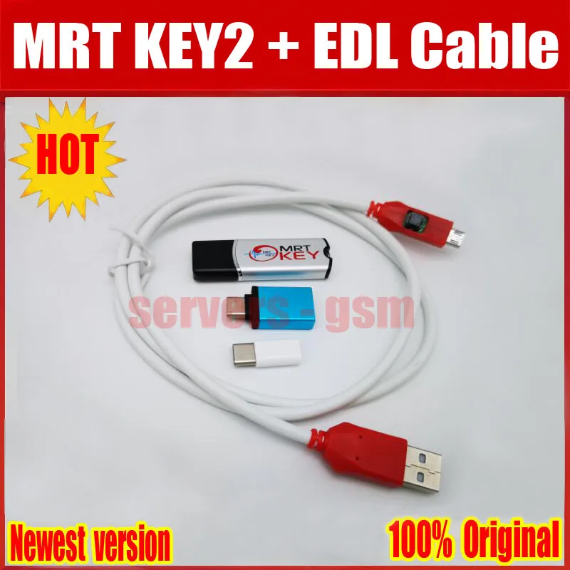 Новейший оригинальный ключ MRT + для кабеля EDL и Micro USB адаптера Type-C | Мобильные