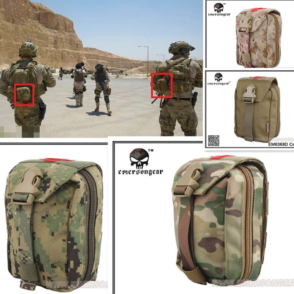 Товар для выживания военная аптечка Emerson metic Pouch Molle airsoft special force gear EM6368|pouch airsoft|airsoft