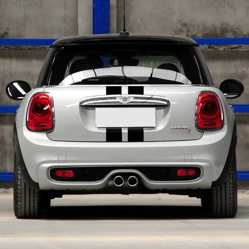 Набор стикеров в полоску Виниловая наклейка для Mini Cooper F55 F56 наклейки багажника