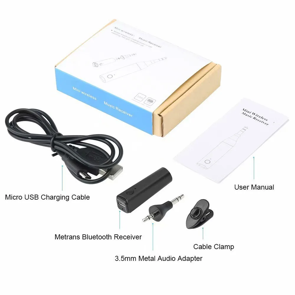 Беспроводная передача автомобильный динамик Plug and Play гарнитура AUX мини Bluetooth