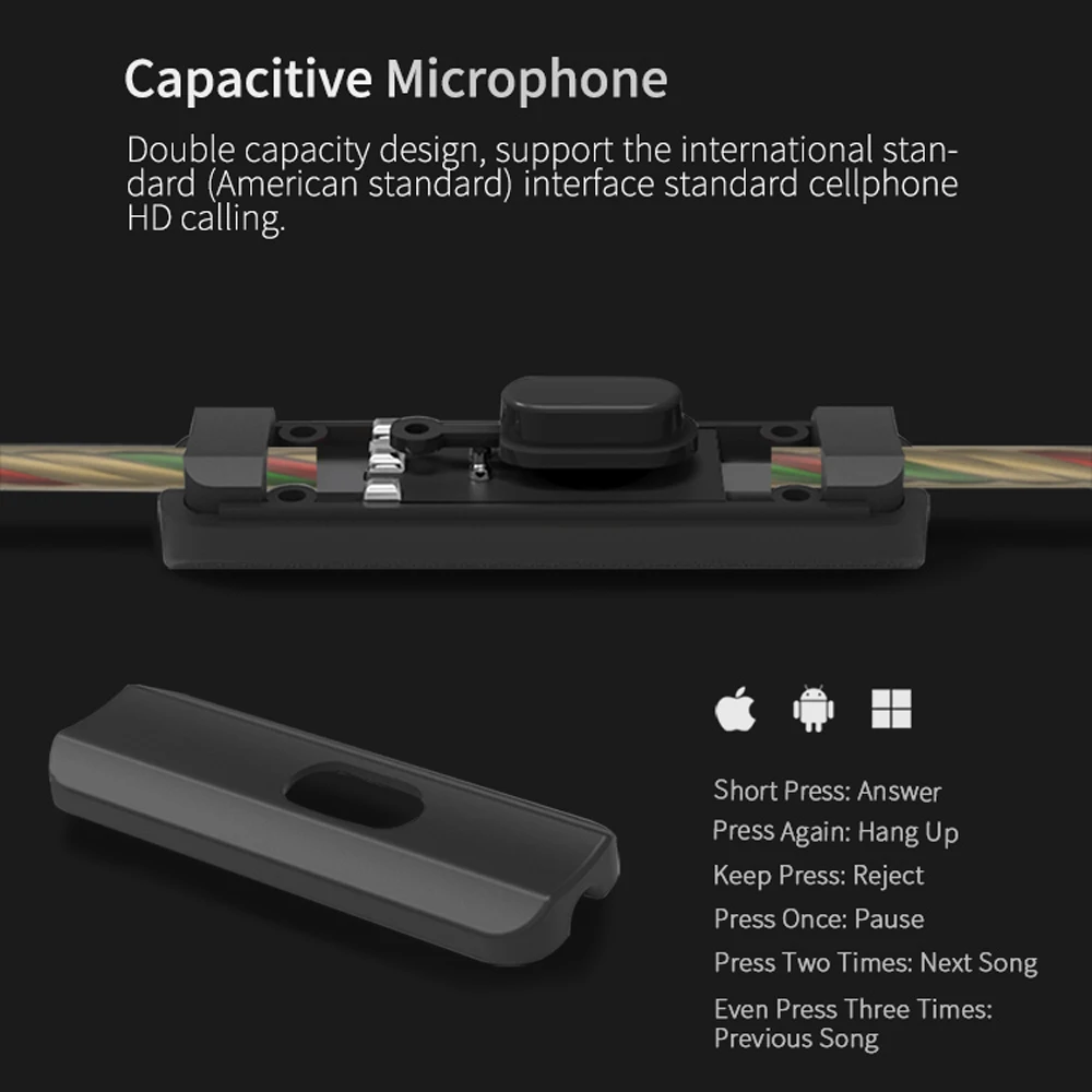 Гибридные динамические и сбалансированные арматурные наушники KZ ES3 Hi Fi стерео