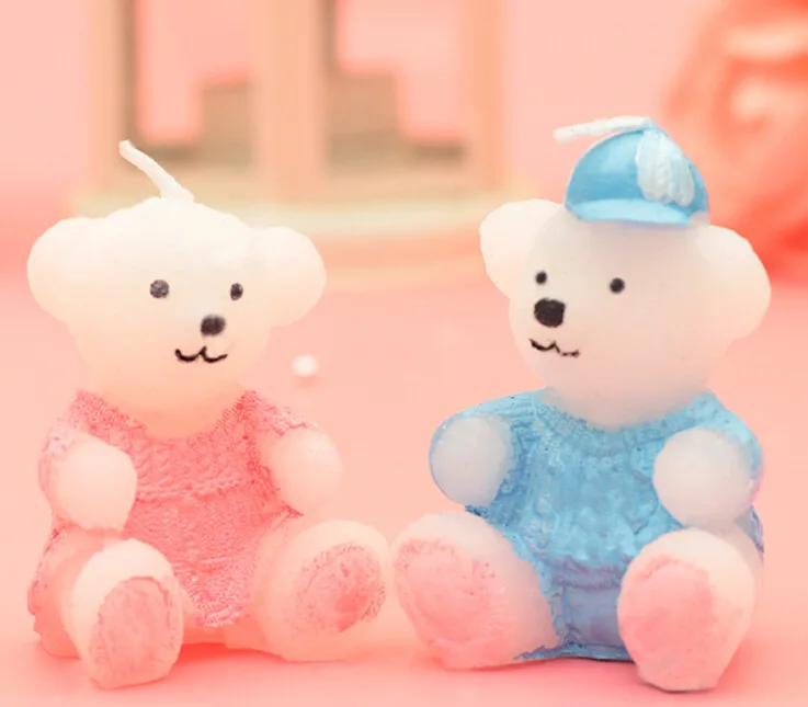 Свеча для детского праздника свечи дня рождения свитер животные медведи