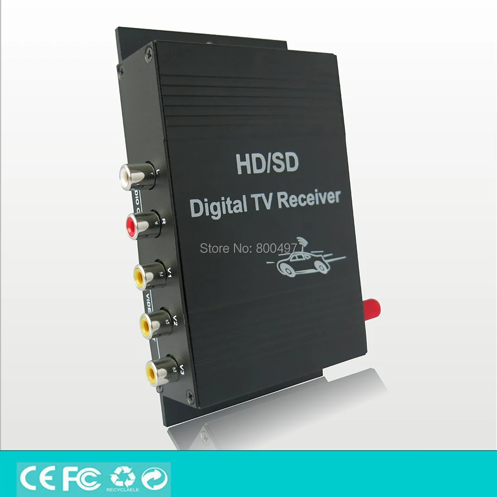 Автомобильный ISDB T One Seg HD 1080P HDMI цифровой CVBS мобильный ТВ приемник MPEG4 MPEG2 тюнер